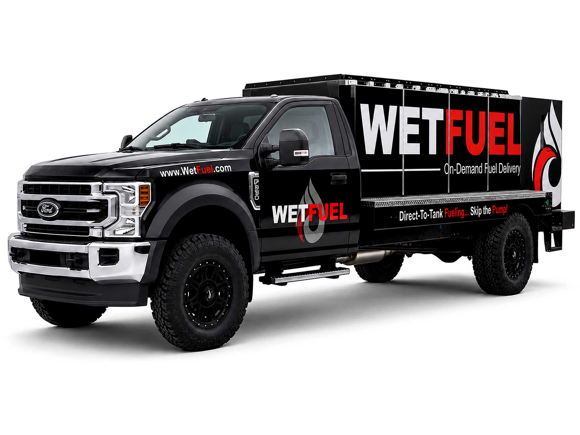 WetFuel on-demand fuel delivery truck